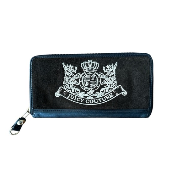 Juicy Couture Handbags - Vintage Juicy Couture Zip Wallet Rare Y2K